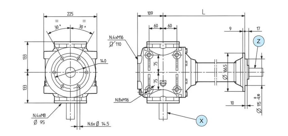 Rotary Tiller Gearbox Internal Diagram