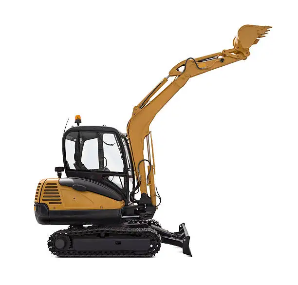 compact excavator stick arm cylinder high cycle trench digging operation