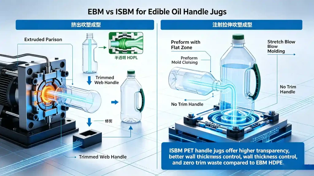 Comparison of EBM and ISBM Processes