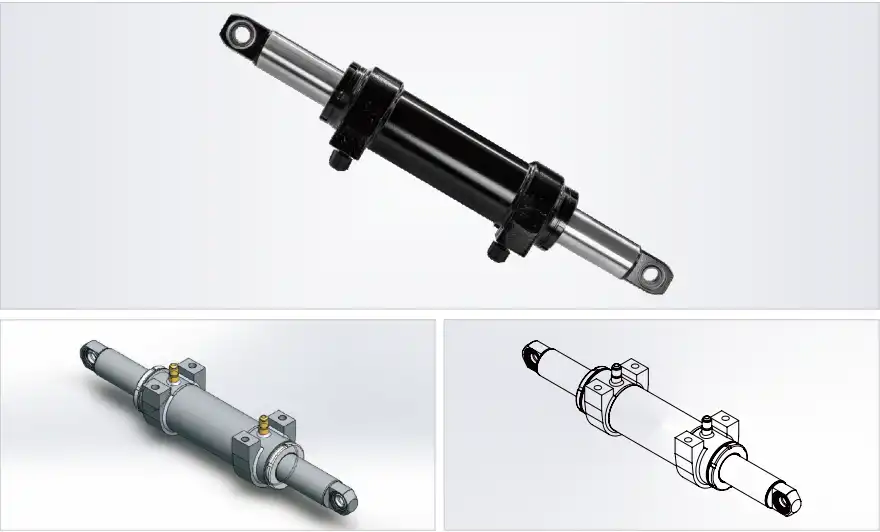 HCYY11112002 Forklift Lifting Cylinder – Telescopic Hydraulic Cylinder for Triple-Stage Mast Free-Lift Systems HCYY11112002 forklift lifting cylinder secondary view
