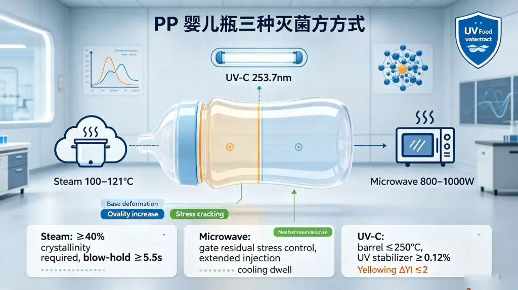 PP Baby Bottle Sterilization Methods
