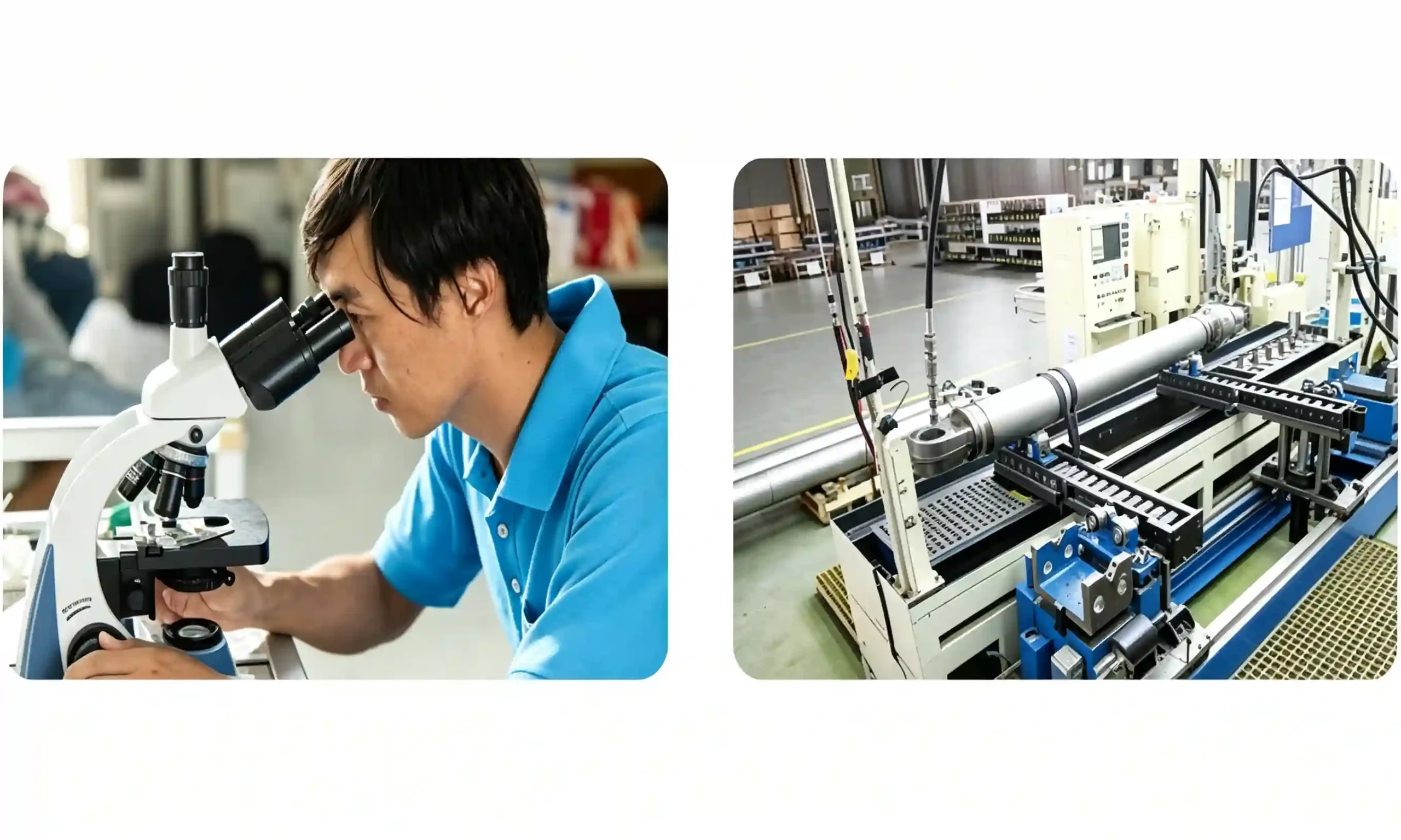 heavy-duty baler hydraulic cylinder factory pressure cycle testing for 50mm bore long-stroke agricultural actuator quality assurance