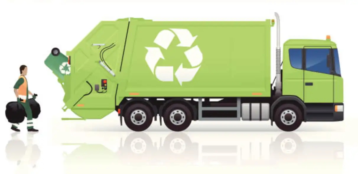 Sanitation vehicle top cover hydraulic cylinder application