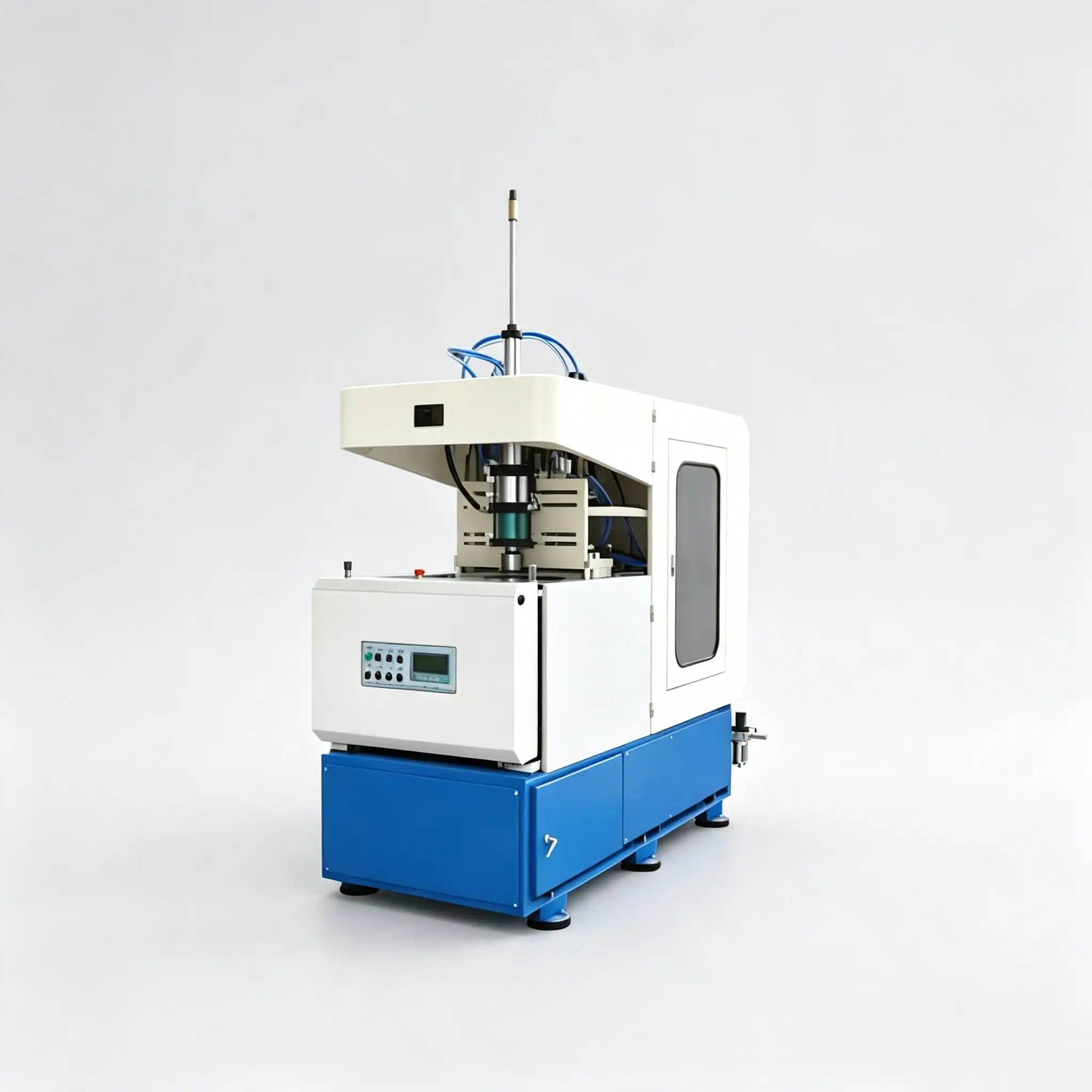 HGS Series Semi-Automatic Blow Molding Machine for PET Bottles HGS Series semi-automatic PET blow molding machine front view